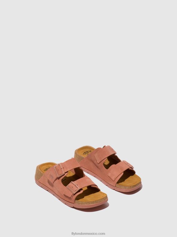 rosa 2LT8B525 sandalias hebilla caja721 Fly London mujer