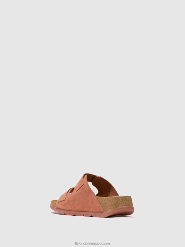 rosa 2LT8B525 sandalias hebilla caja721 Fly London mujer