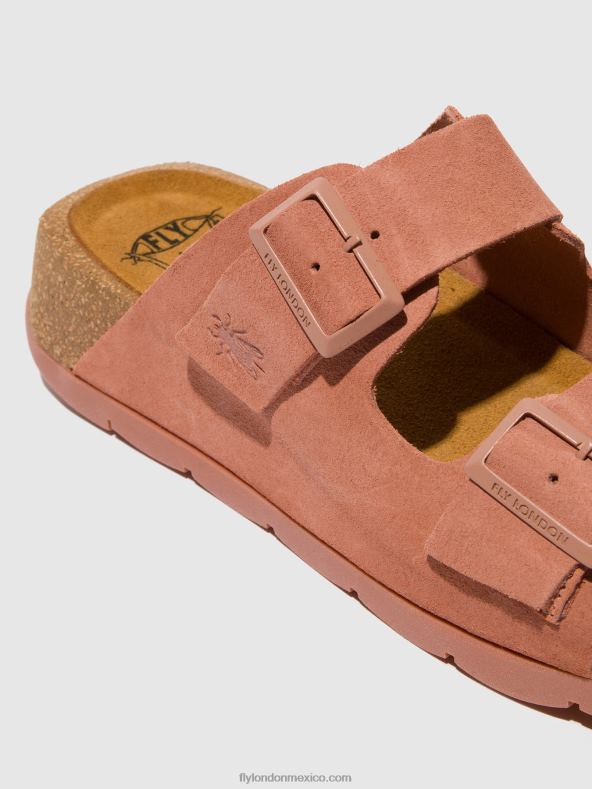 rosa 2LT8B525 sandalias hebilla caja721 Fly London mujer