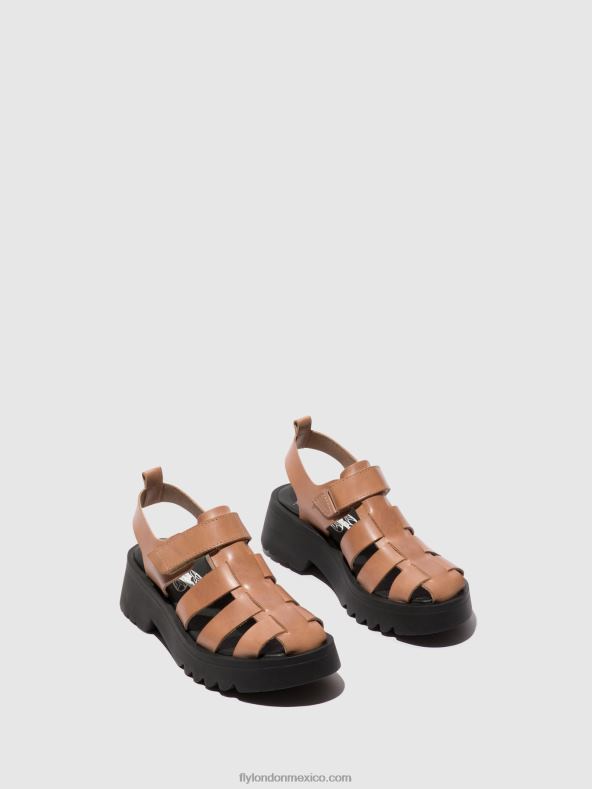 rosa 2LT8B535 sandalias de tiras maie850 Fly London mujer