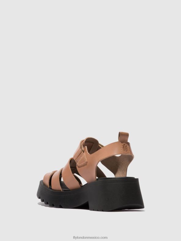 rosa 2LT8B535 sandalias de tiras maie850 Fly London mujer