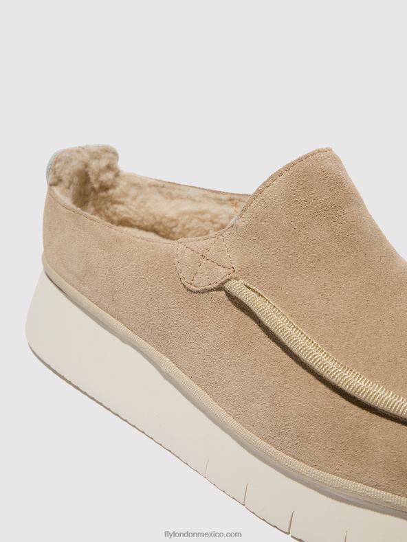crema 2LT8B688 zapatos cerrados ceze361000 Fly London mujer