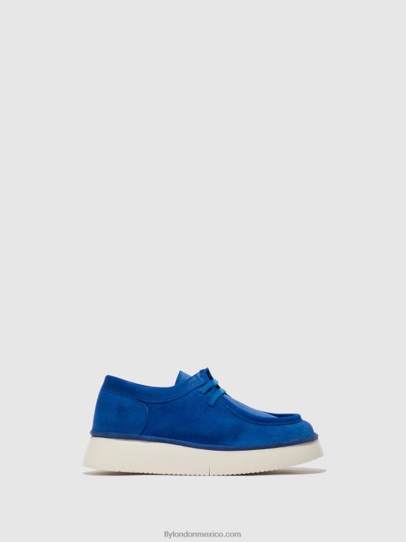 mezclilla 2LT8B659 zapatos con cordones ceza437 Fly London mujer