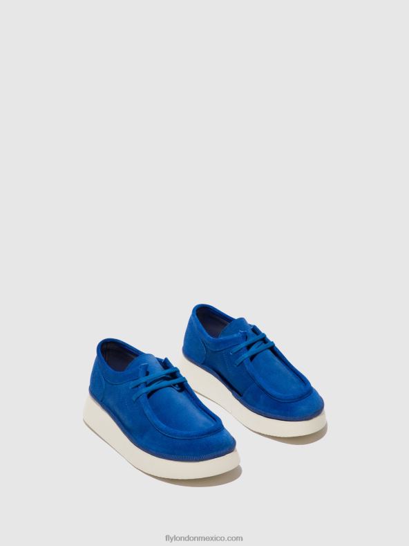 mezclilla 2LT8B659 zapatos con cordones ceza437 Fly London mujer