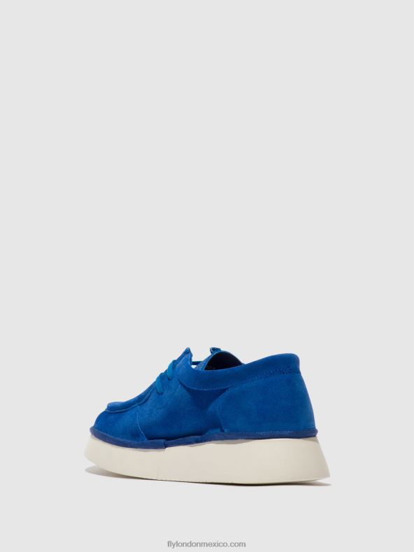 mezclilla 2LT8B659 zapatos con cordones ceza437 Fly London mujer