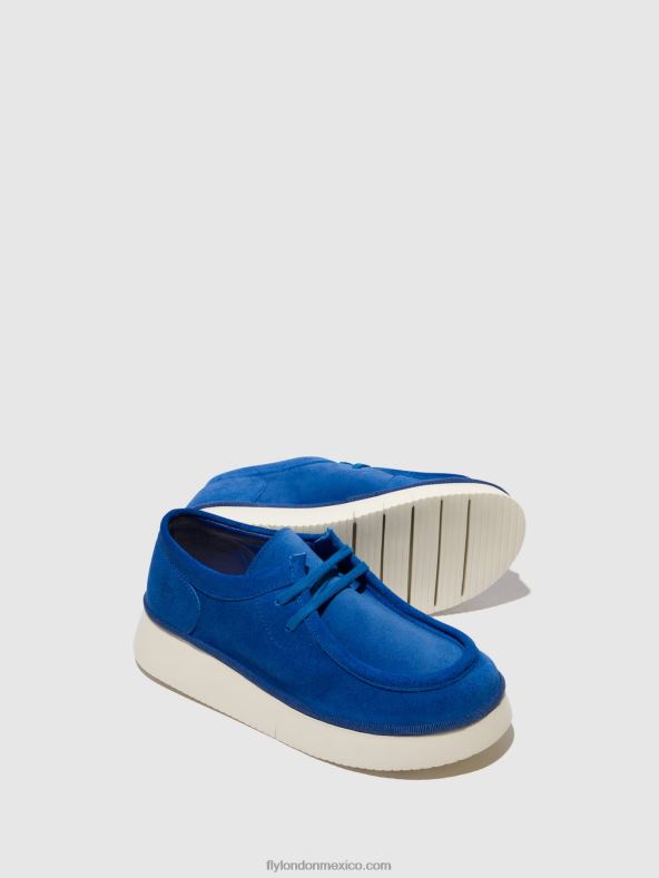 mezclilla 2LT8B659 zapatos con cordones ceza437 Fly London mujer