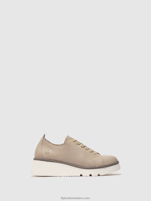 nube 2LT8B655 zapatos con cordones plom431 Fly London mujer