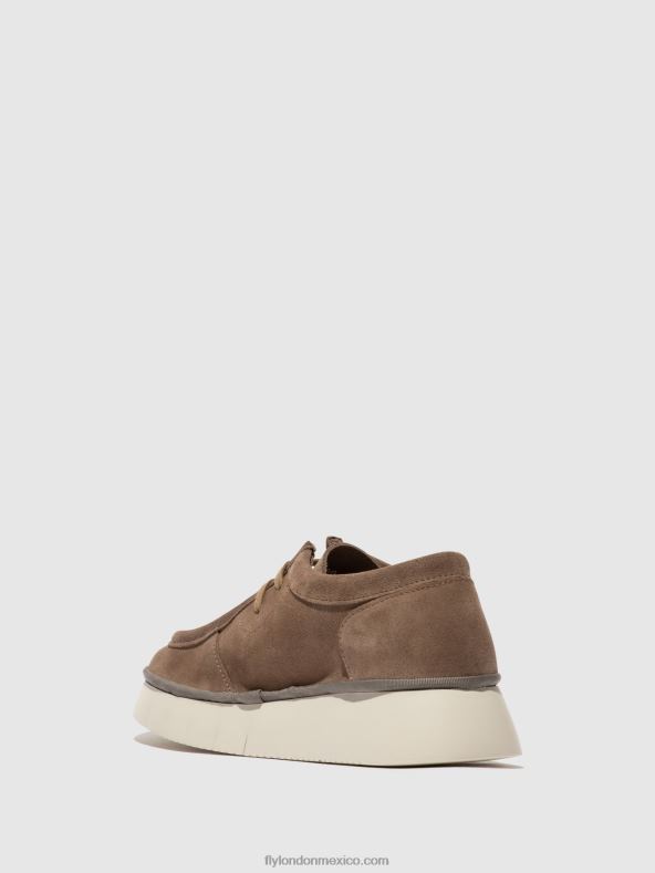 piedra 2LT8B656 zapatos con cordones ceza437 Fly London mujer