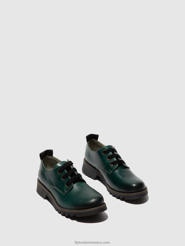 trébol verde 2LT8B679 zapatos con cordones ruda538 Fly London mujer
