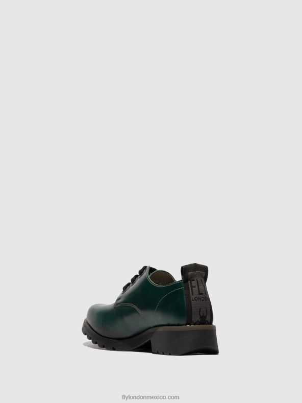 trébol verde 2LT8B679 zapatos con cordones ruda538 Fly London mujer