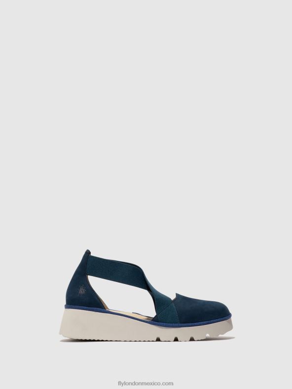 azul 2LT8B662 zapatos elasticos pacy415 Fly London mujer