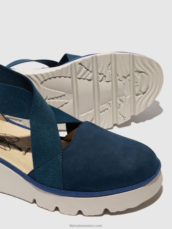 azul 2LT8B662 zapatos elasticos pacy415 Fly London mujer