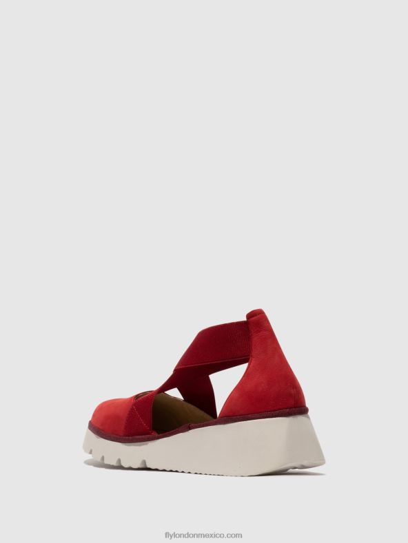 pintalabios rojo 2LT8B660 zapatos elasticos pacy415 Fly London mujer